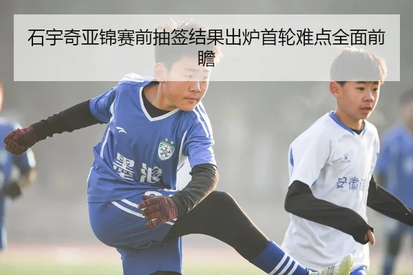 石宇奇亚锦赛前抽签结果出炉首轮难点全面前瞻 - FBSPORTS